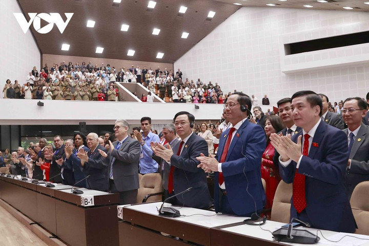 Chủ tịch Quốc hội Vương Đình Huệ phát biểu tại phiên họp toàn thể Quốc hội Cuba - 5