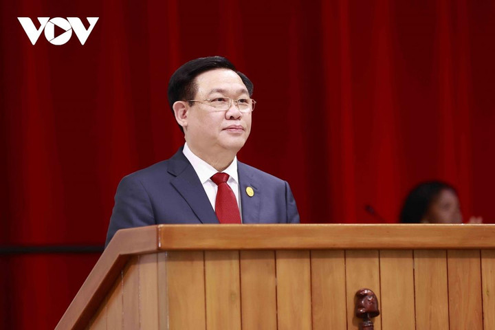 Chủ tịch Quốc hội Vương Đình Huệ phát biểu tại phiên họp toàn thể Quốc hội Cuba - 3