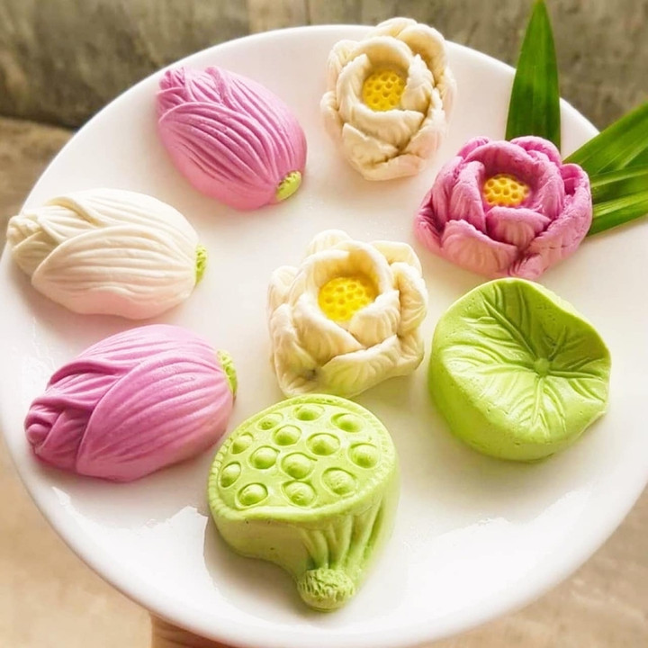 Chị em săn mua bánh trôi hình hoa siêu đẹp mắt cho ngày Tết Hàn thực - 2