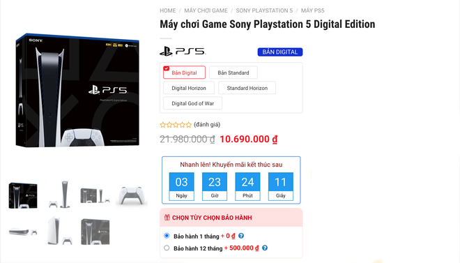 Giá PlayStation 5 giảm sâu, nhiều nơi còn chưa đến 11 triệu đồng - 1