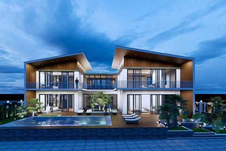 10 mẫu nhà mái lệch 2 tầng vạn người mê - 9