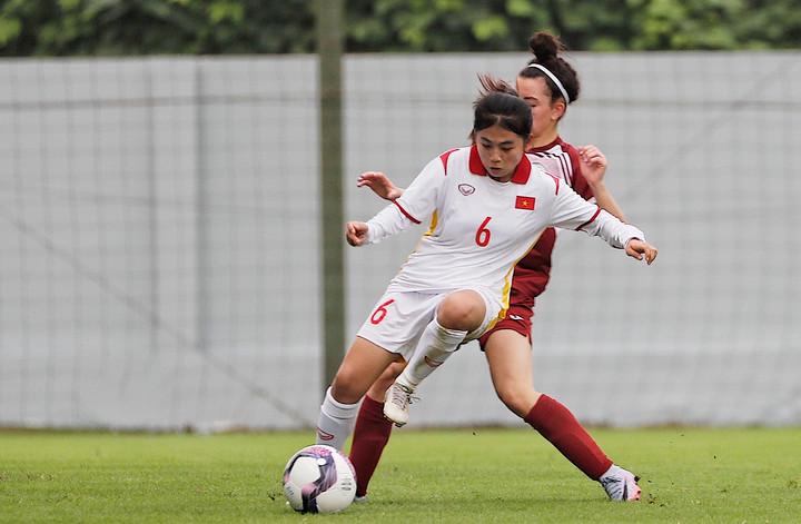 U17 nữ Việt Nam thắng đậm U17 nữ Palestine - 1