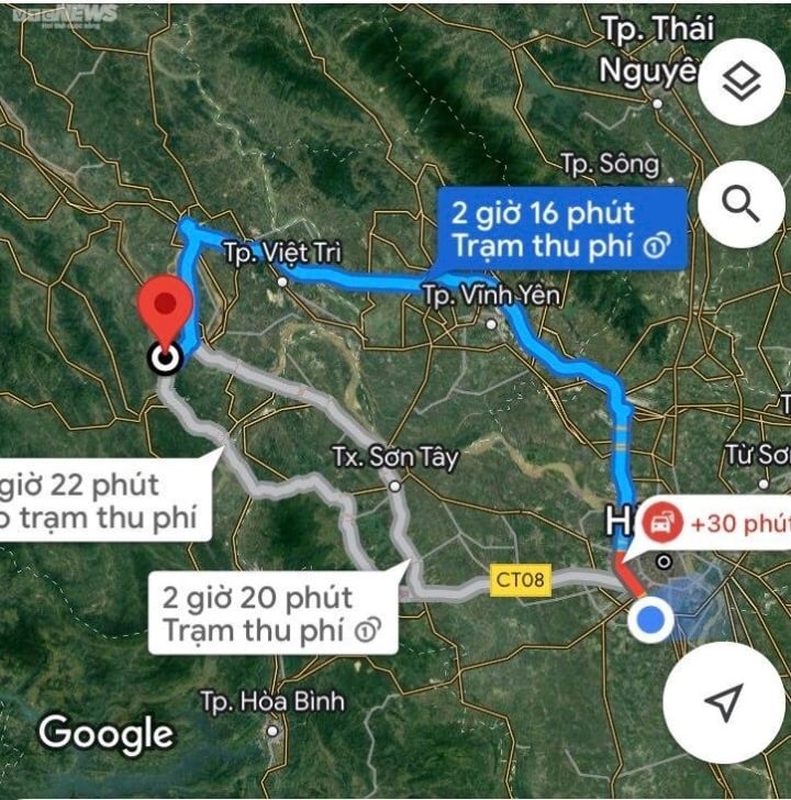 Bao xa từ Hà Nội đến Phú Thọ?  - Đầu tiên