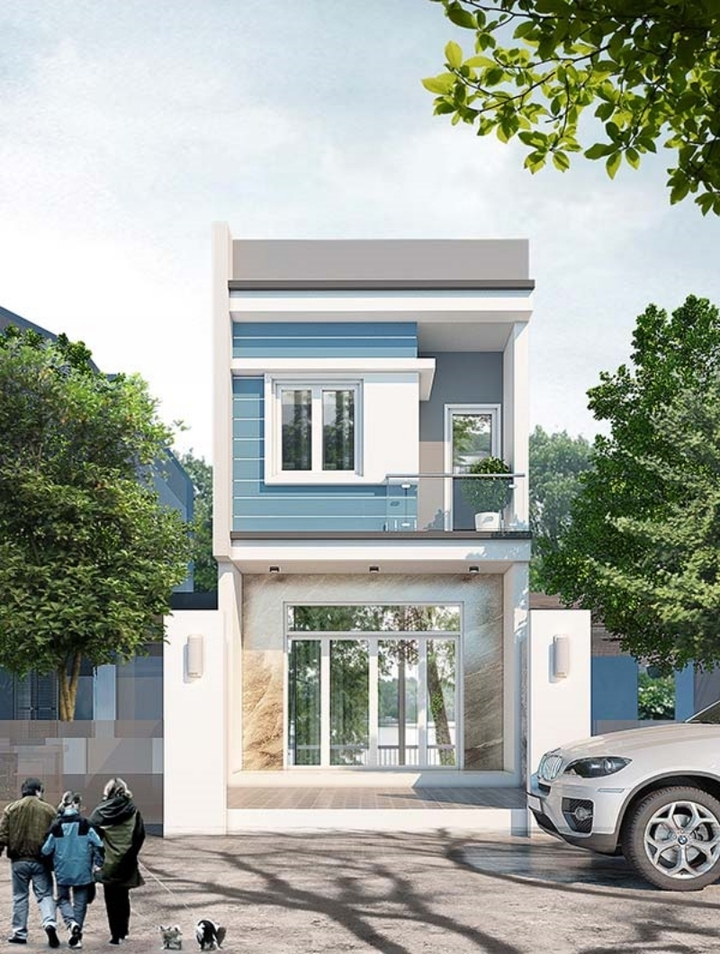 Những mẫu nhà mái bằng 3 phòng ngủ đẹp hiện đại - 9