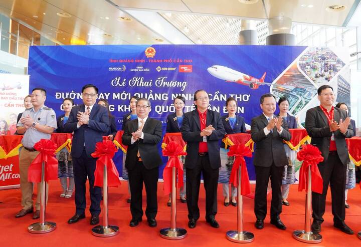 Vietjet khai trương đường bay thẳng đầu tiên giữa Cần Thơ và Vân Đồn - 1