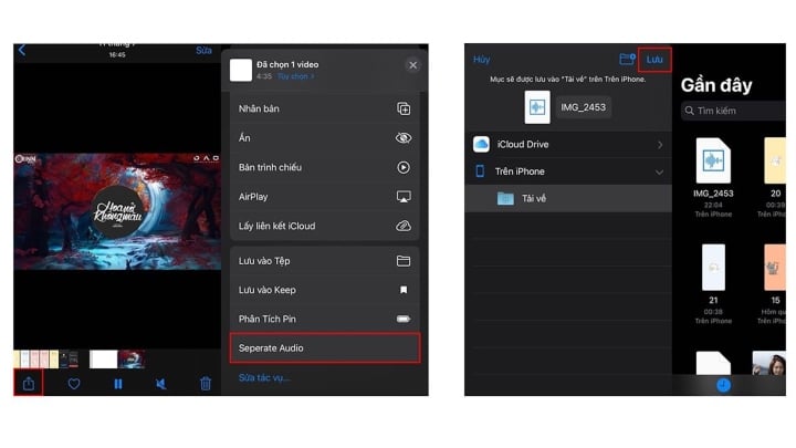 Cách tách âm thanh khỏi video trên điện thoại - 4