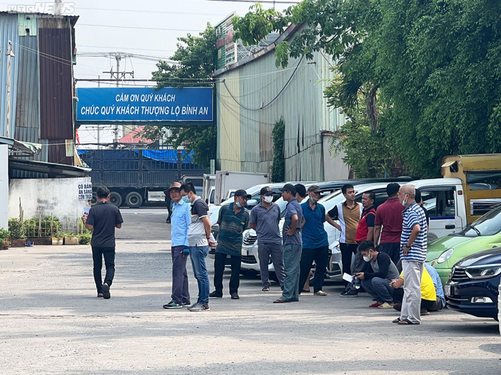 Hết cảnh tài xế chen lấn giành phiếu hẹn đăng kiểm xe ở TP.HCM - 1