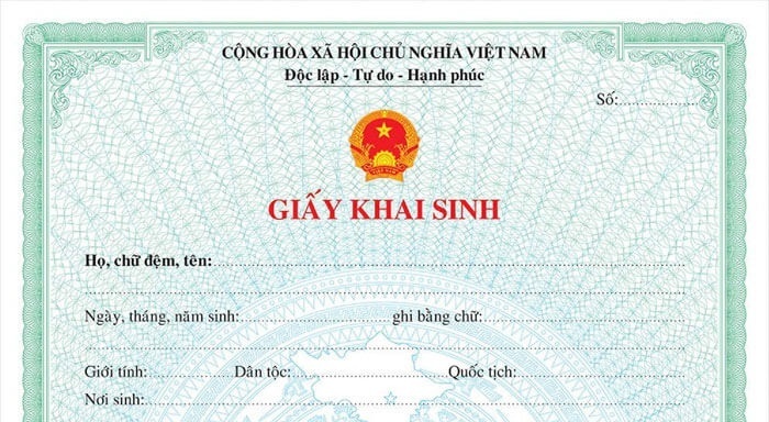 Hồ sơ đăng ký khai sinh gồm những gì? - 1
