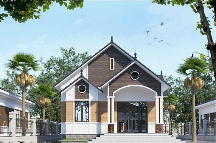 Những mẫu nhà cấp 4 gác lửng 4 phòng ngủ đơn giản, hiện đại - 5