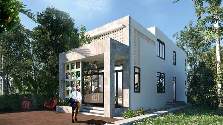 Những mẫu nhà cấp 4 gác lửng 2 phòng ngủ vạn người mê - 9