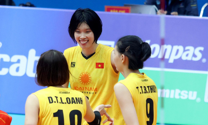 Tuyển nữ Việt Nam đánh bại CLB Nhật Bản ở giải bóng chuyền châu Á - 1