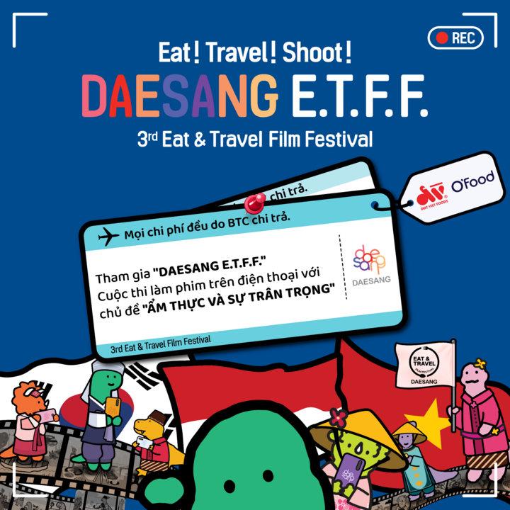 Daesang tài trợ chương trình Eat & Travel 2023 - 1
