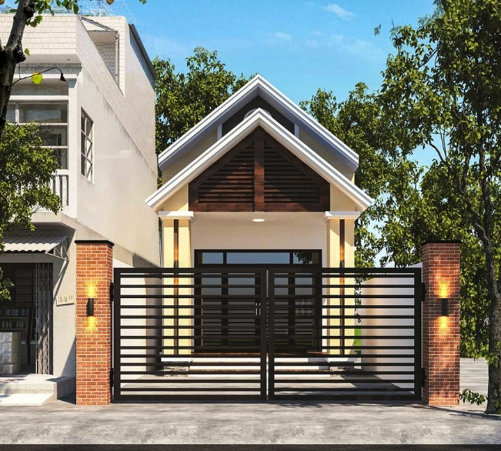 Loạt mẫu nhà cấp 4 gác lửng mái thái đang được ưa chuộng - 8