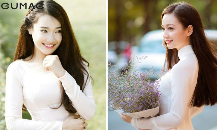 Những kiểu tóc mặc áo dài truyền thống cực xinh cho chị em - 1