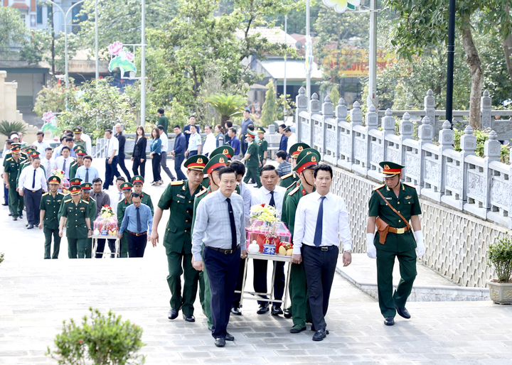 Lễ truy điệu và an táng hài cốt liệt sĩ - 9