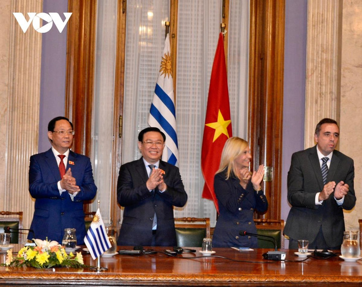 Chủ tịch Quốc hội hội đàm với Chủ tịch Thượng viện và Hạ viện Uruguay - 4