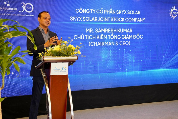 Tân Á Đại Thành hợp tác SkyX Solar phát triển hệ thống nhà máy năng lượng sạch - 3