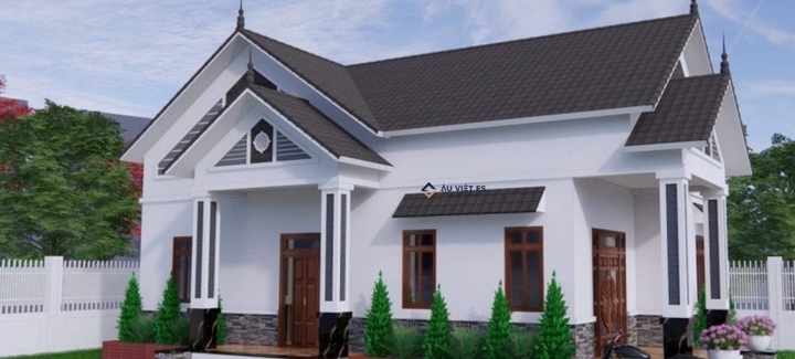 Những mẫu nhà cấp 4 gác lửng đơn giản nhưng cực đẹp - 3