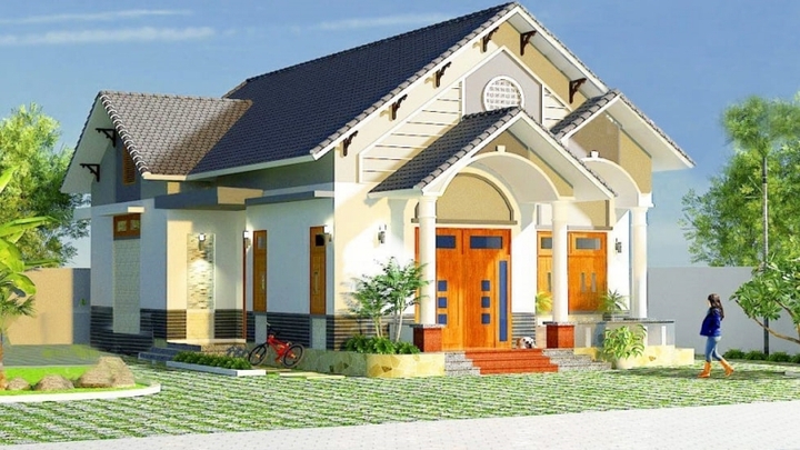 Những mẫu nhà cấp 4 gác lửng đơn giản nhưng cực đẹp - 5