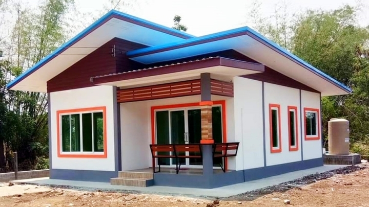 Những mẫu nhà cấp 4 gác lửng đơn giản nhưng cực đẹp - 7