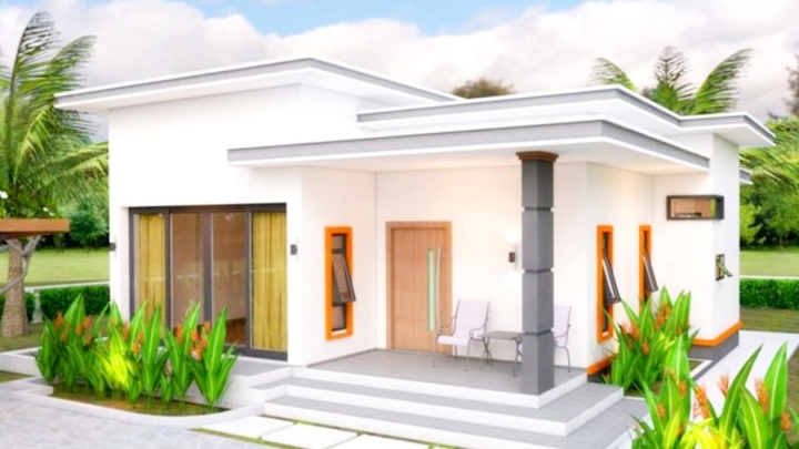 Những mẫu nhà cấp 4 gác lửng đơn giản nhưng cực đẹp - 9