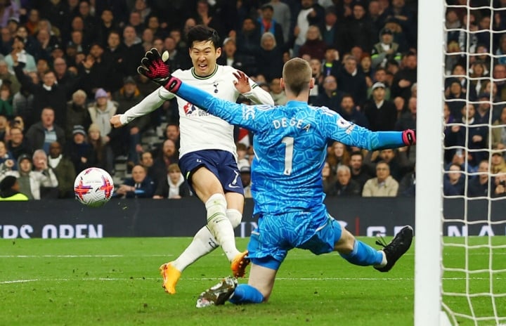 Son Heung-min ghi bàn, Tottenham cầm hòa Man Utd - 1