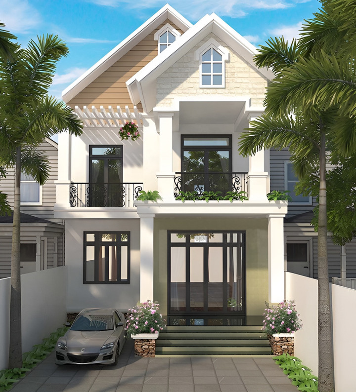 Top 5 mẫu nhà 1 trệt 1 lầu hiện đại, tiết kiệm chi phí xây dựng - 8