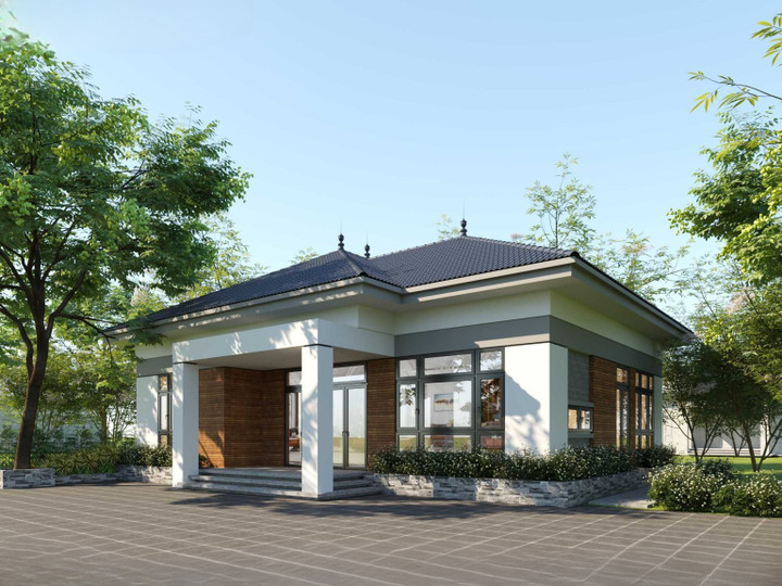 Xu hướng mẫu nhà cấp 4 có 3 phòng ngủ đẹp mắt, tiết kiệm chi phí xây dựng - 2