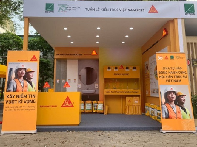 Sika mang đến Tuần lễ Triển lãm Kiến trúc Việt Nam giải pháp chống nóng mới - 1