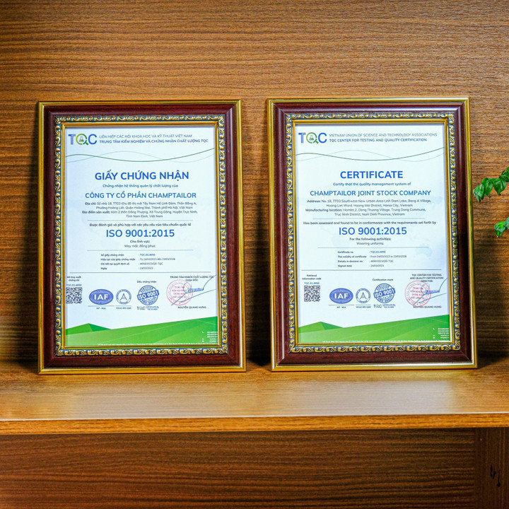 Đồng phục Wego đạt chứng nhận Quản lý chất lượng ISO 9001:2015 - 4