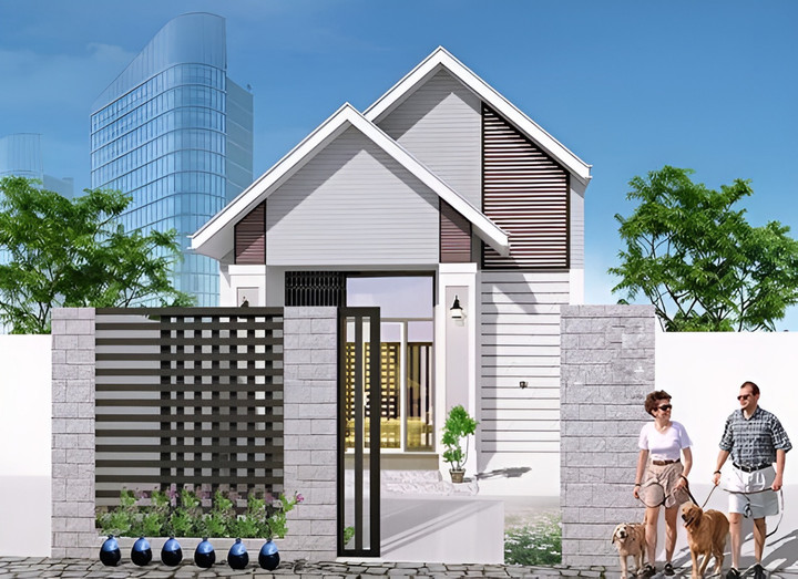 Những mẫu nhà cấp 4 có 2 phòng ngủ đẹp nhất năm 2023 - 6