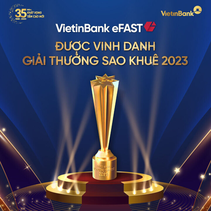 Ngân hàng số cho doanh nghiệp của VietinBank được vinh danh Sao Khuê 2023 - 2