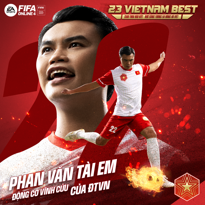 FIFA Online 4 ra mắt mùa thẻ mới 23 VIETNAM BEST đồng hành cùng SEA Games 32 - 2