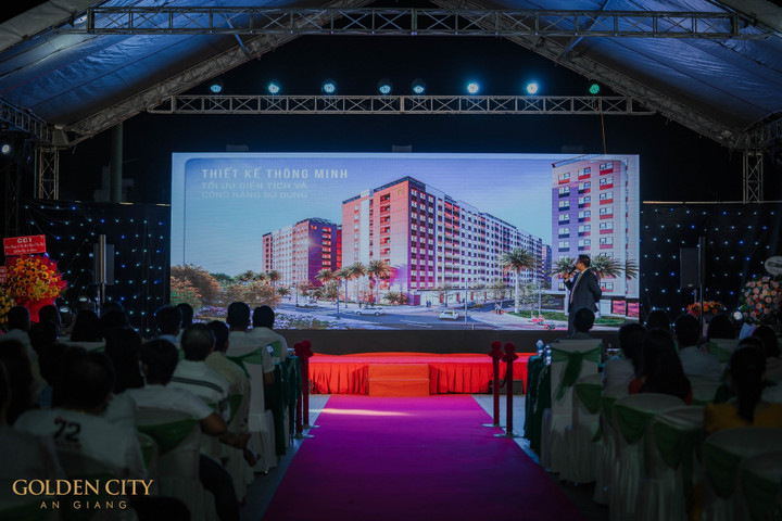 Ngập tràn cảm xúc tại lễ ra mắt nhà ở xã hội Golden City An Giang - 1