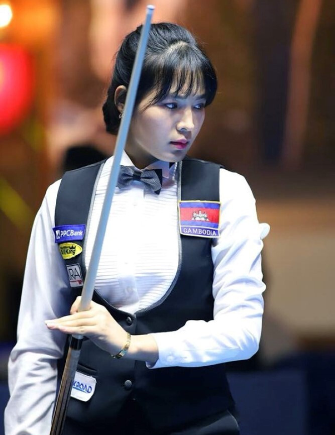 Ngắm nhan sắc kiều diễm của nữ hoàng billiards Campuchia gây sốt SEA Games 32 - 3