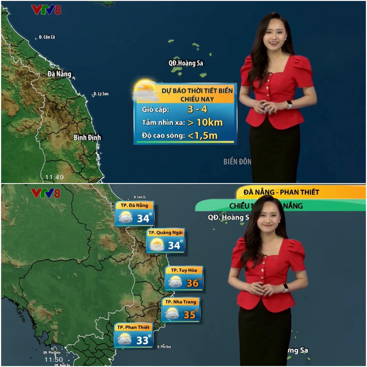 MC thời tiết Xuân Anh trở lại sóng VTV sau thời gian vắng bóng - 1