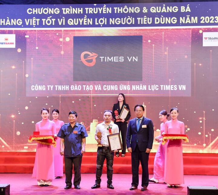 Trung tâm tiếng Trung TIMES VN Bắc Giang – Thương hiệu vàng Việt Nam năm 2023 - 2