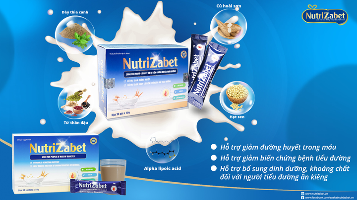 TPBVSK Nutrizabet hỗ trợ giảm biến chứng cho người tiểu đường - 2