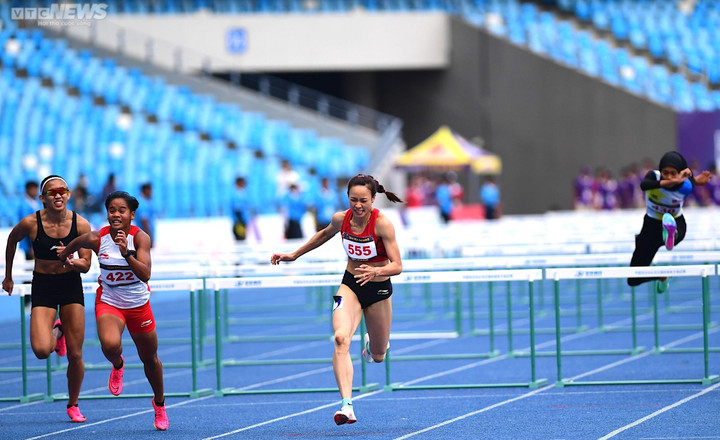 Nhanh hơn đồng đội 1 chớp mắt, Mỹ Tiên oà khóc khi giành HCV SEA Games 32 - 2