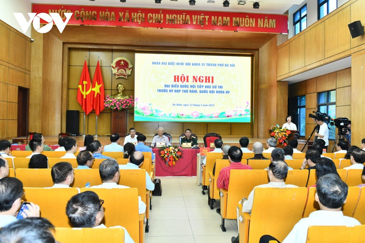 Tổng Bí thư tiếp xúc cử tri Hà Nội trước kỳ họp thứ 5, Quốc hội khóa XV - 4