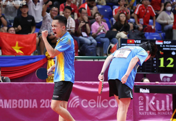 ĐT bóng bàn Việt Nam giành tấm HCV SEA Games lịch sử sau 26 năm - 1