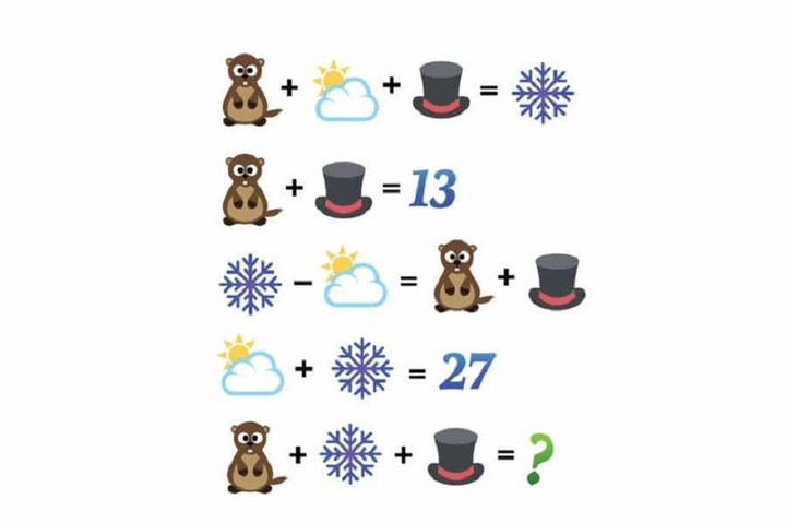 Câu đố thử tài tính toán bằng hình ảnh khiến nhiều người đau đầu - 1