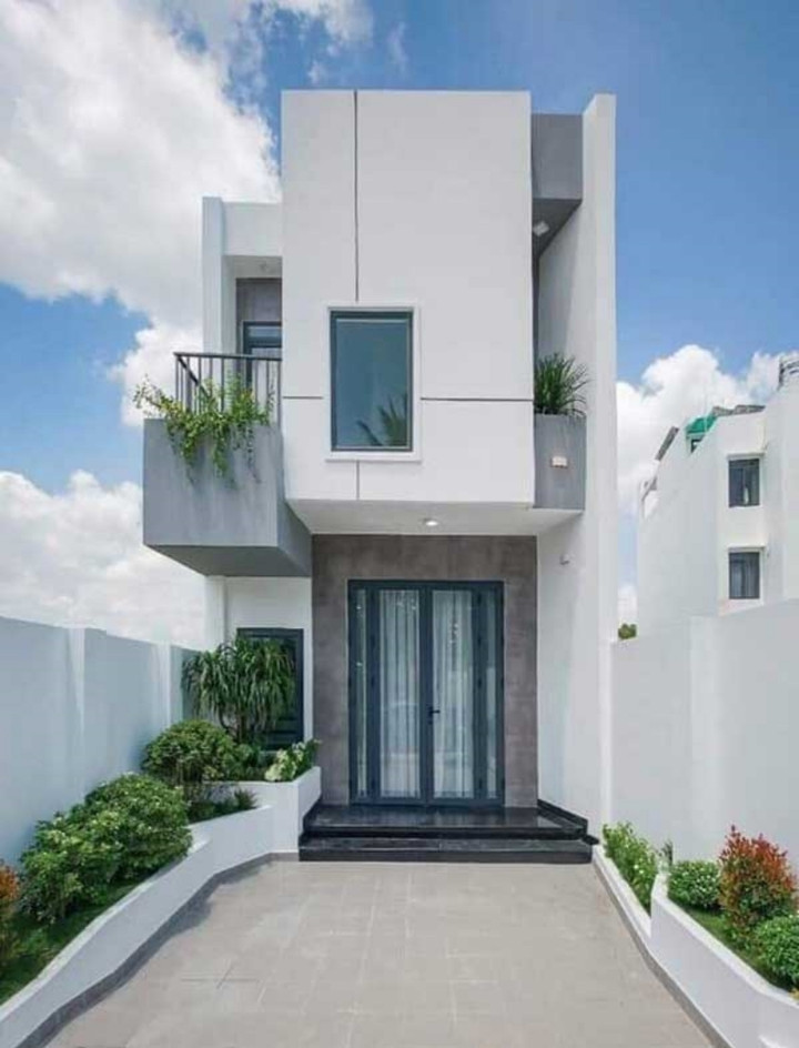 Những mẫu nhà 1 trệt 1 lầu 3 phòng ngủ đẹp hiện đại - 10