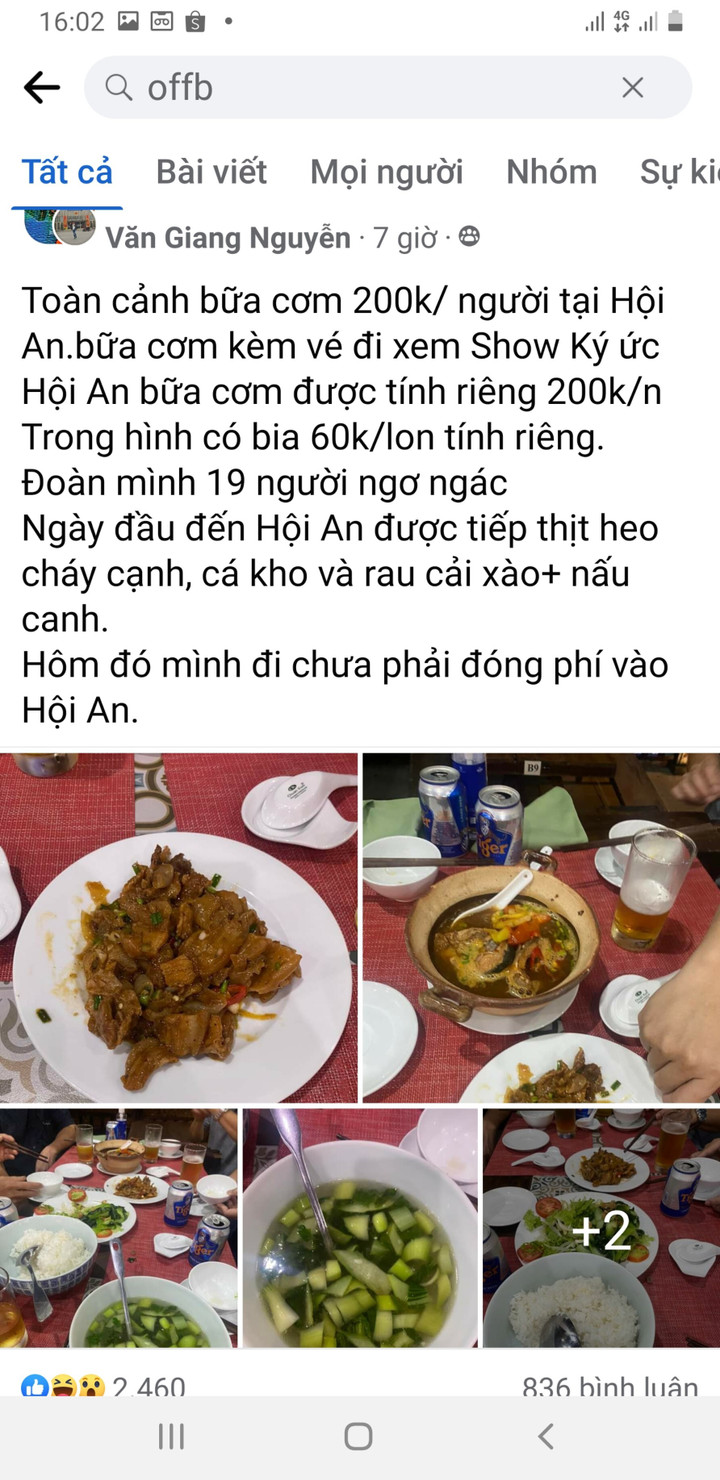 Nhà hàng bị tố bán suất ăn 200 nghìn đồng/người chỉ có canh với vài miếng thịt - 1