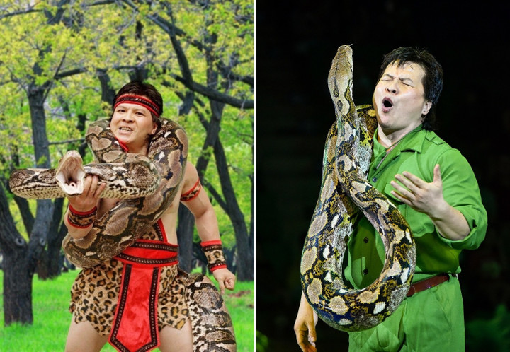 NSND Tống Toàn Thắng 4 lần suýt chết khi diễn với trăn - 2