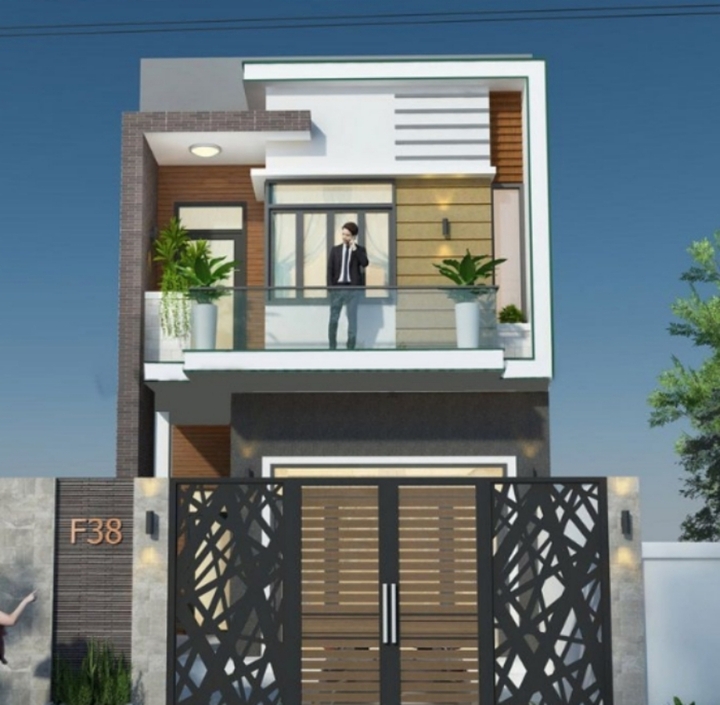 10 mẫu nhà 1 trệt 1 lầu ở nông thôn đẹp nhất - 8