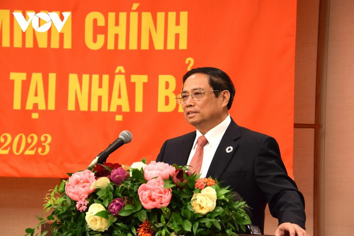 Thủ tướng Phạm Minh Chính gặp gỡ cộng đồng người Việt Nam tại Nhật Bản - 2