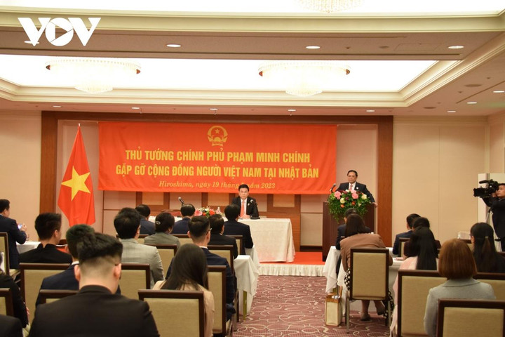 Thủ tướng Phạm Minh Chính gặp gỡ cộng đồng người Việt Nam tại Nhật Bản - 1