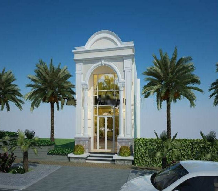 Ngắm những mẫu nhà 1 trệt 1 lầu tân cổ điển sang trọng - 4