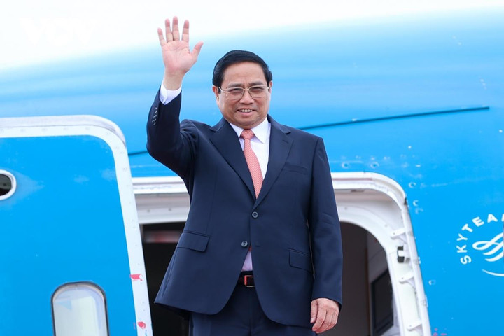 Thủ tướng tới Hiroshima bắt đầu dự Hội nghị G7 mở rộng và làm việc tại Nhật Bản - 1